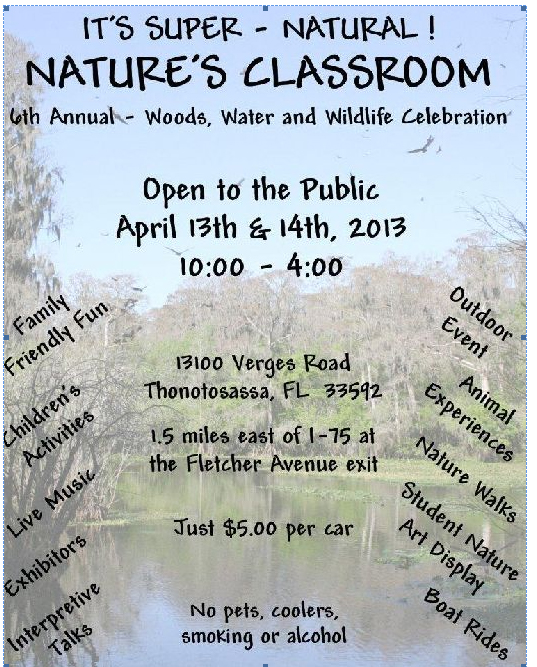 Nature’s Classroom To Host Annual Woods, Water And Wildlife Open House