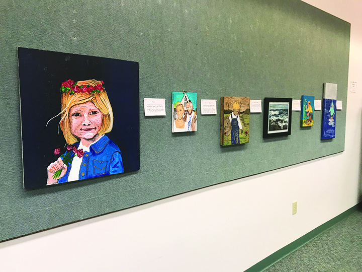 The Artwork Of Charlotte Ott Dillon Is Featured At Bruton Memorial Library - Osprey Observer