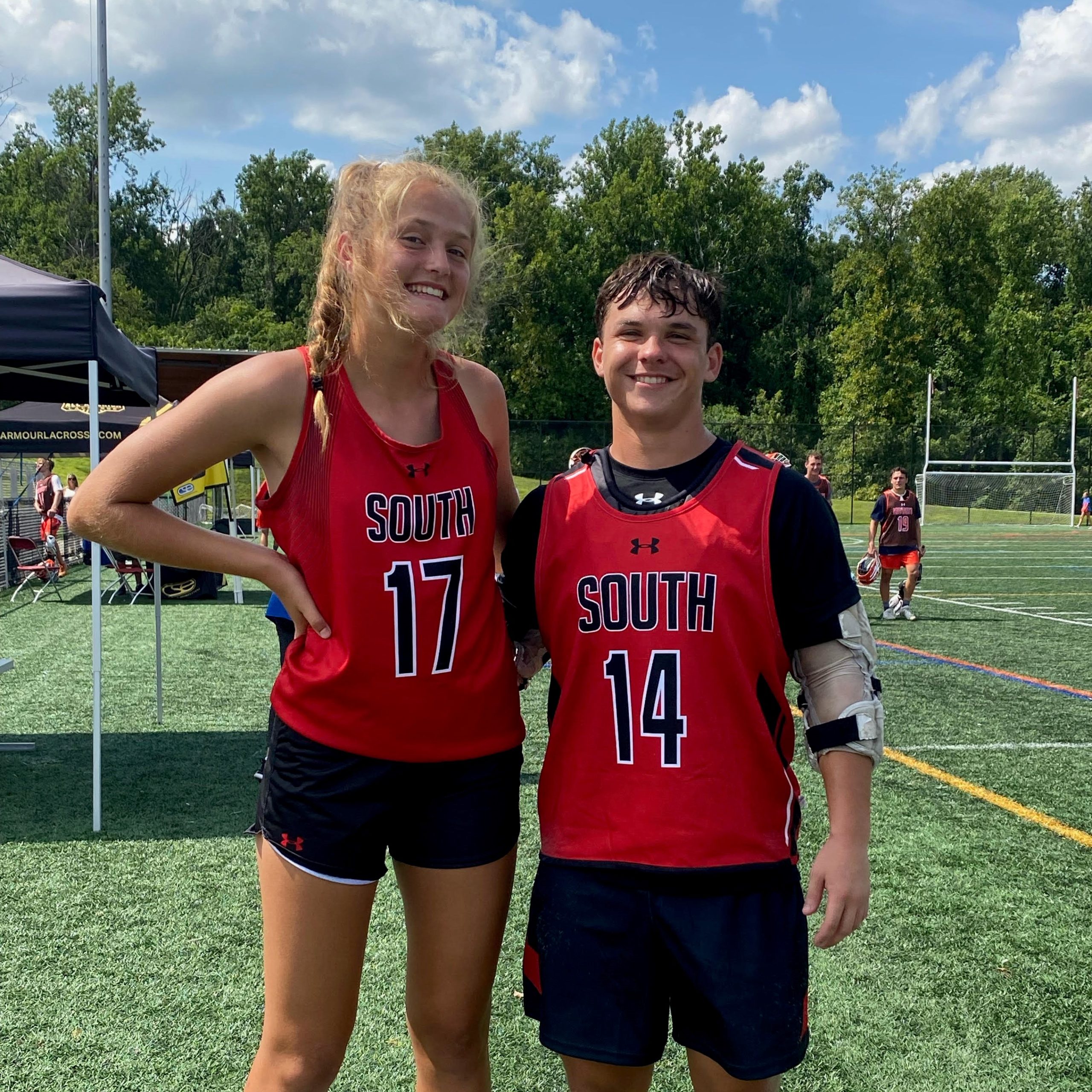 Samantha Swanovich And Luke Haley, From Newsome Represent The South