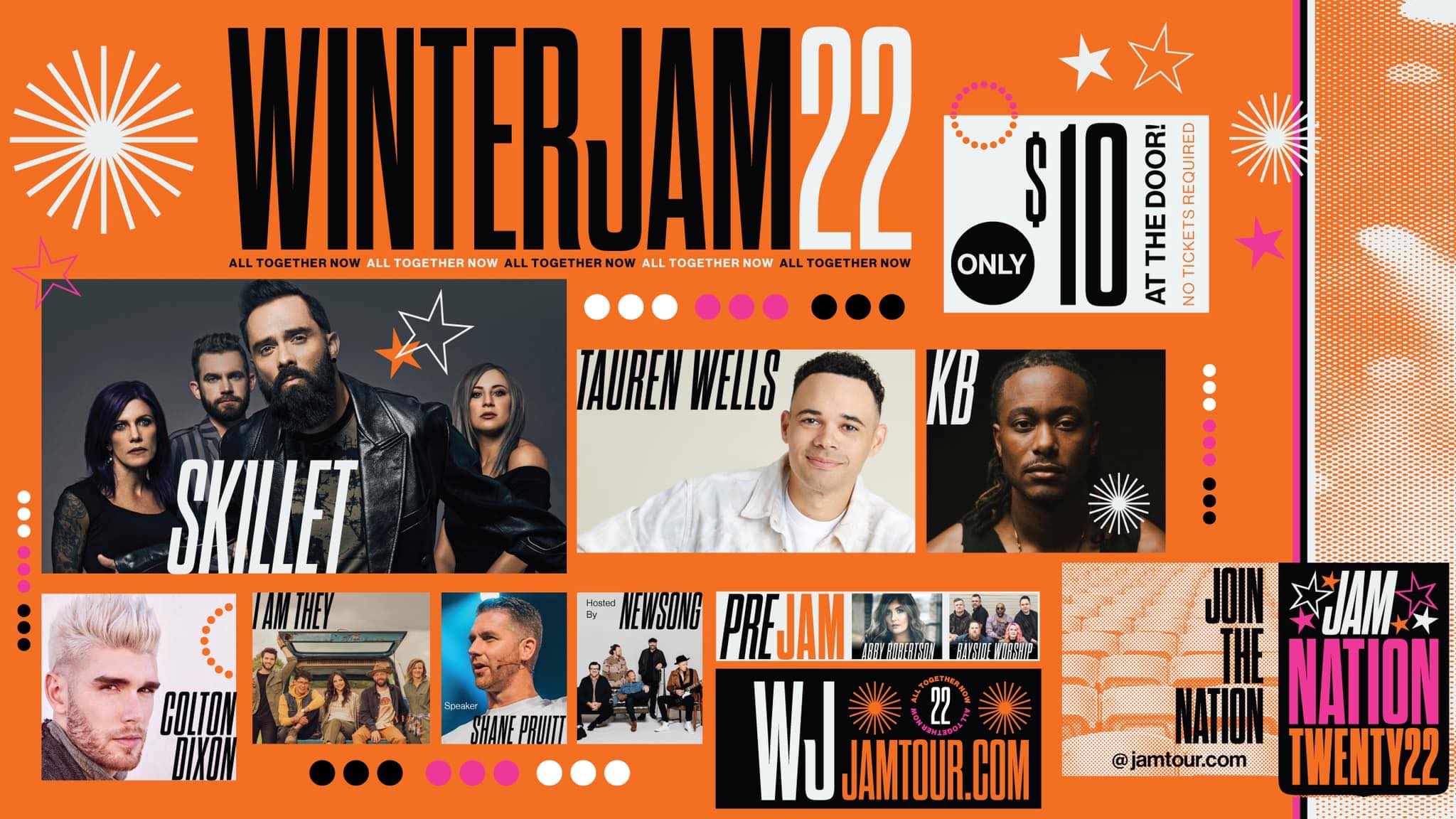 Winter Jam 22 Coming To AMALIE Arena Featuring Skillet, Wells & NewSong