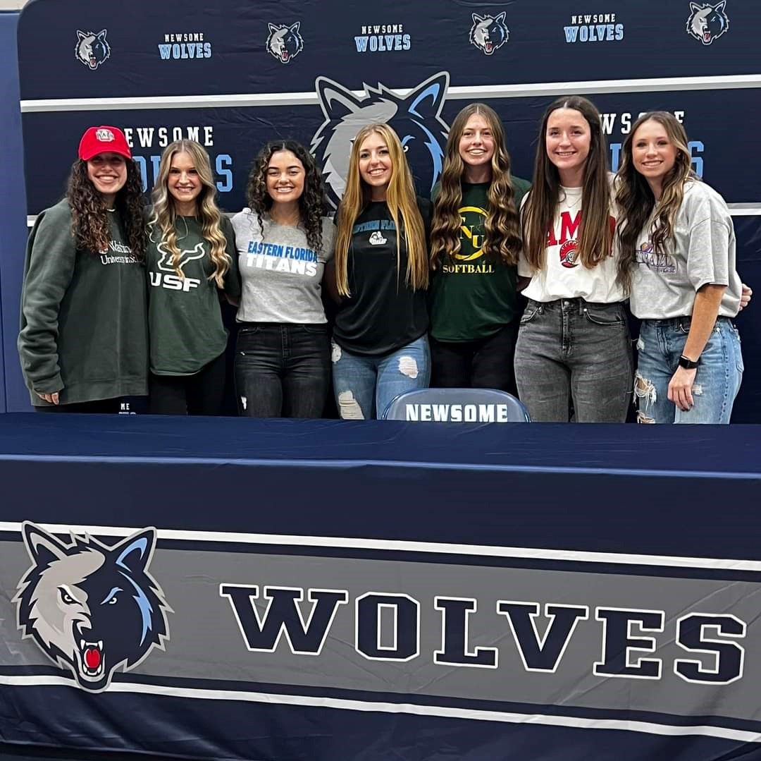 Newsome High School Has Record Number Of Softball Players Sign Letters