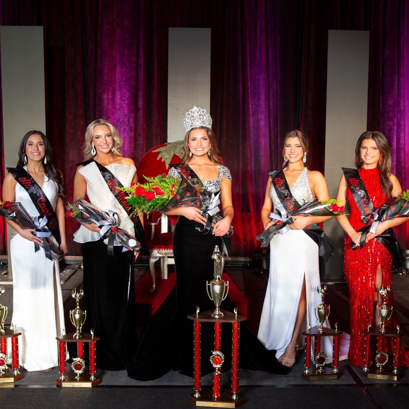Queen And Court Selected For 91st Florida Strawberry Festival