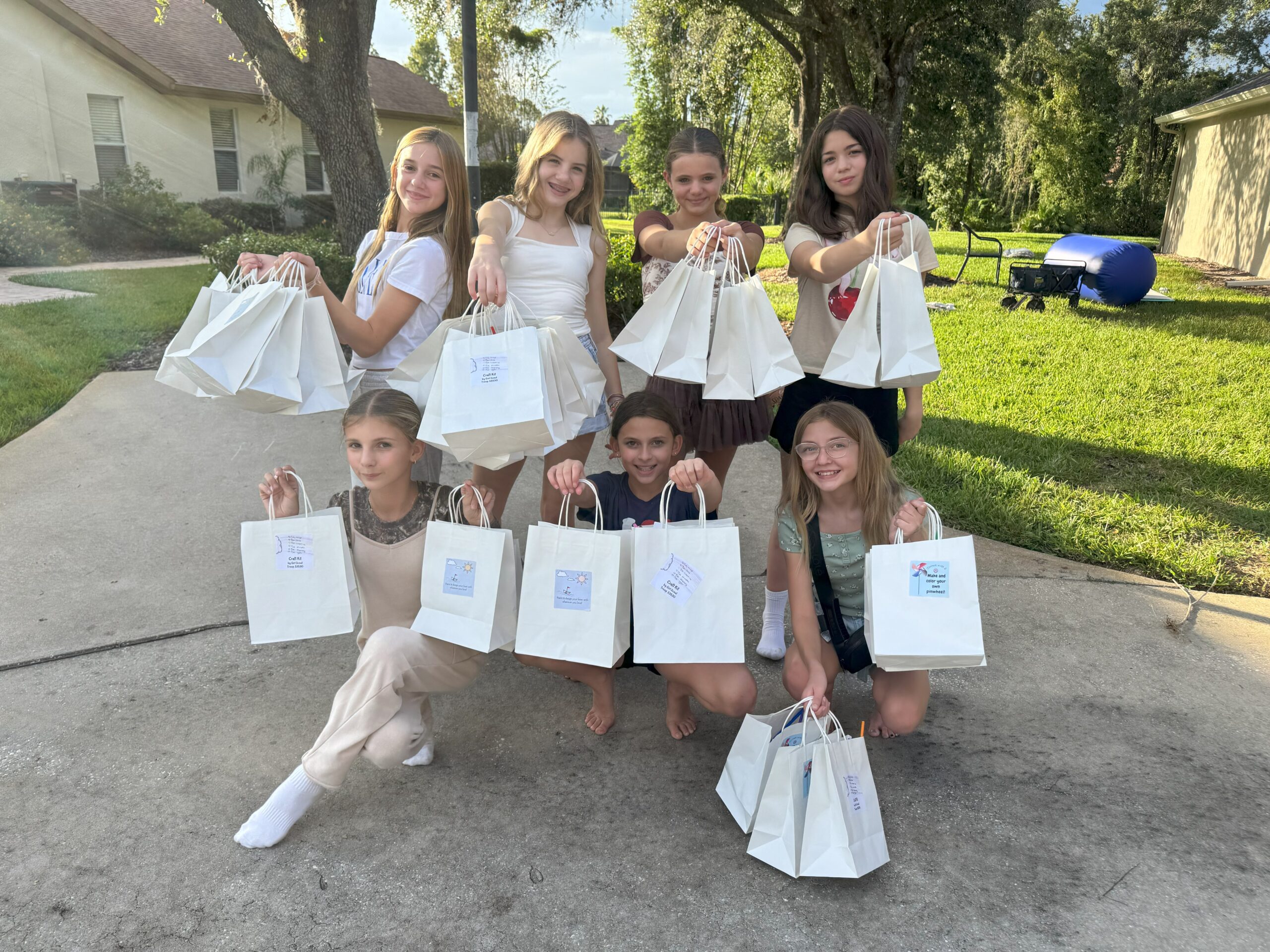 Troop Brings Art To Underserved Families With Service Project