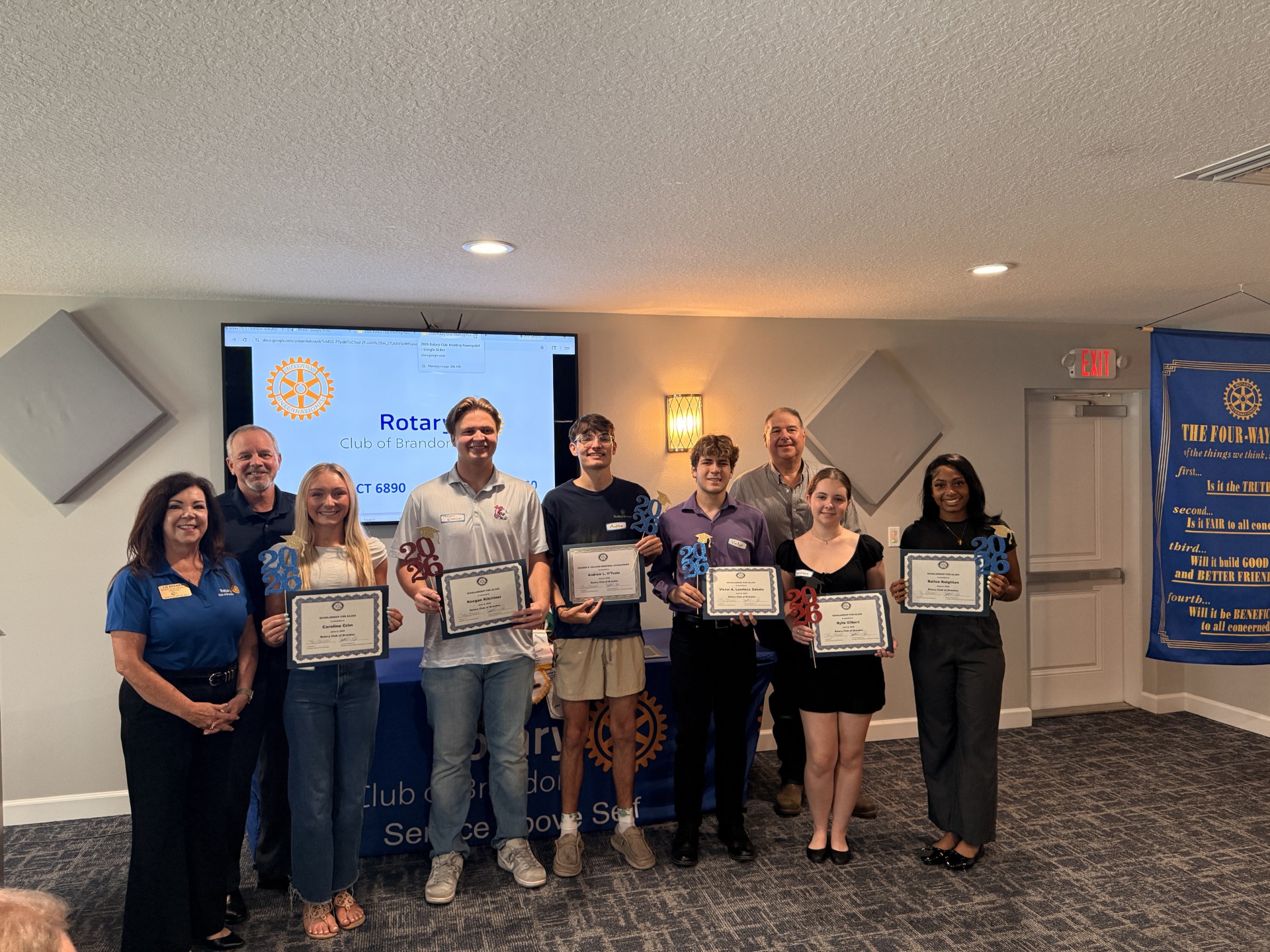 Rotary Club Of Brandon Gives $25,000 In School Scholarships