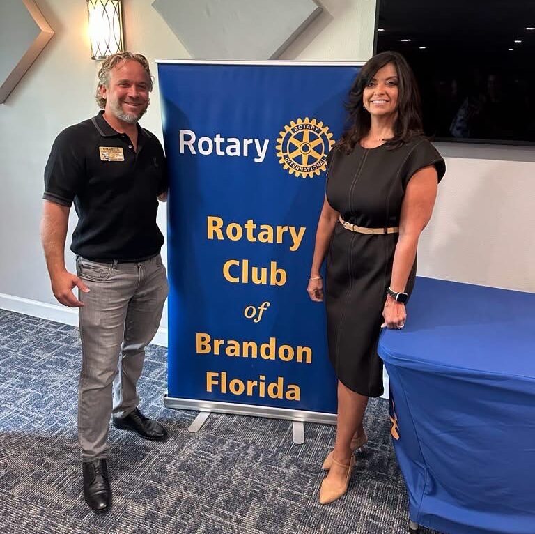 Rotary Club Of Brandon Welcomes New President Ryan Reed